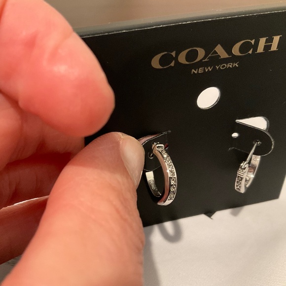 Coach Silver Earrings - Picture 2 of 4